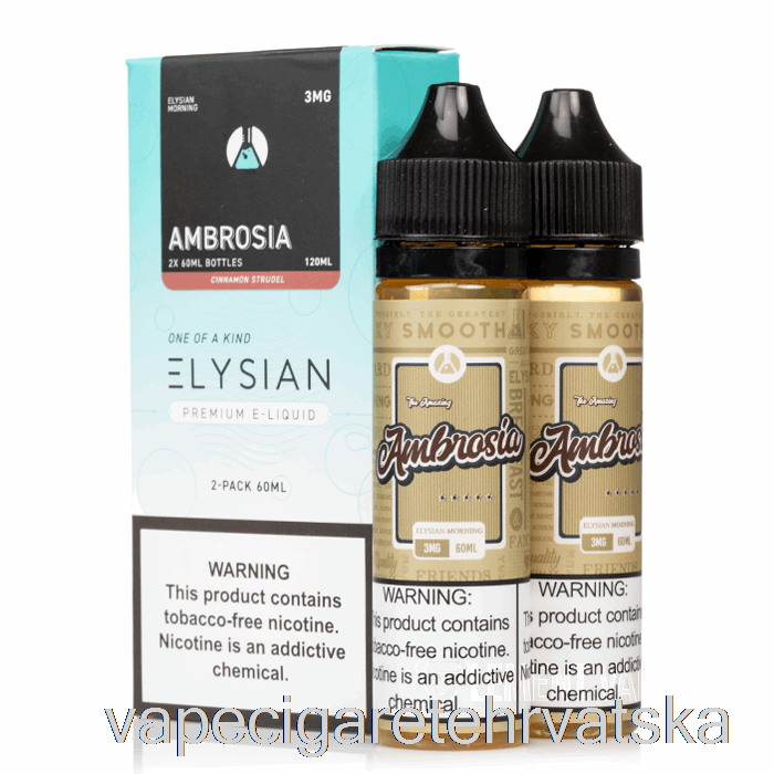 Vape Cigareta Ambrozija - E-tekućina Elysian Labs - 120ml 0mg